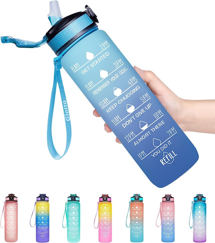 32oz Leakproof BPA Free Drinking Water Bottle